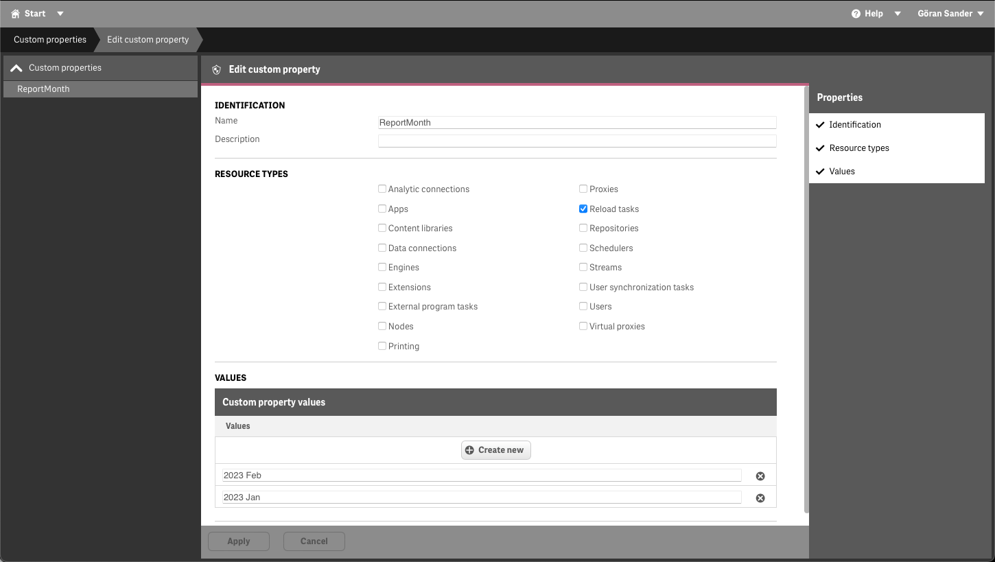 Bulk update of Qlik Sense task custom properties