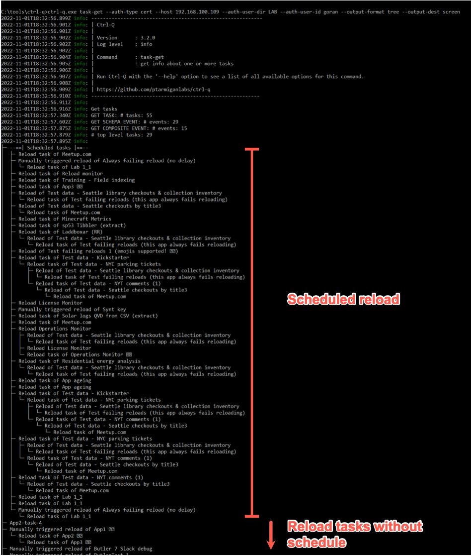 Qlik Sense task trees using Ctrl-Q