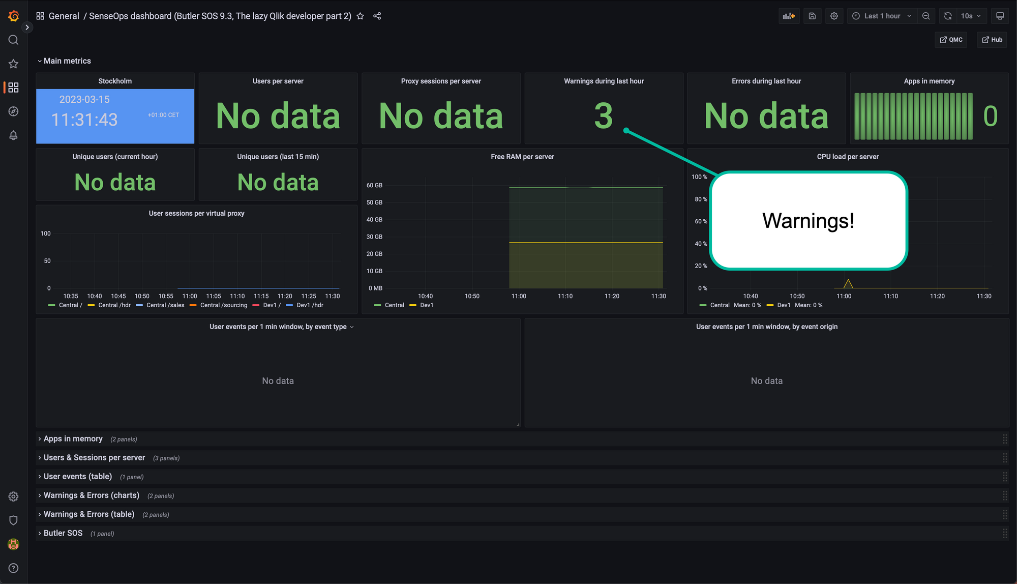 The lazy Qlik developer #2: Setting up Butler SOS