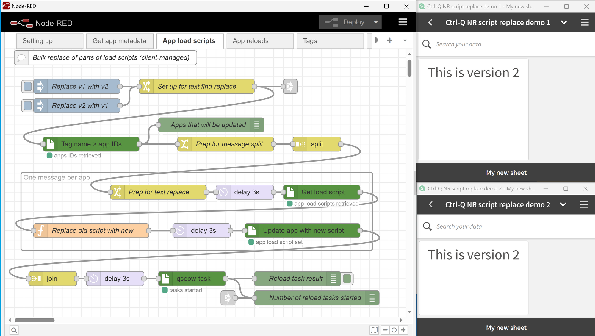 Low-code find-replace in Qlik Sense app load scripts