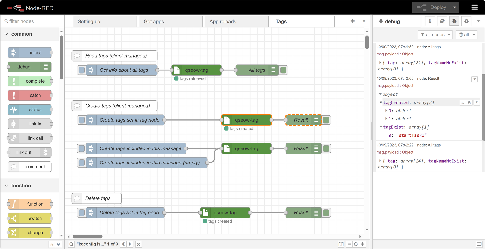 Ctrl-Q NR: Qlik Sense nodes for Node-RED