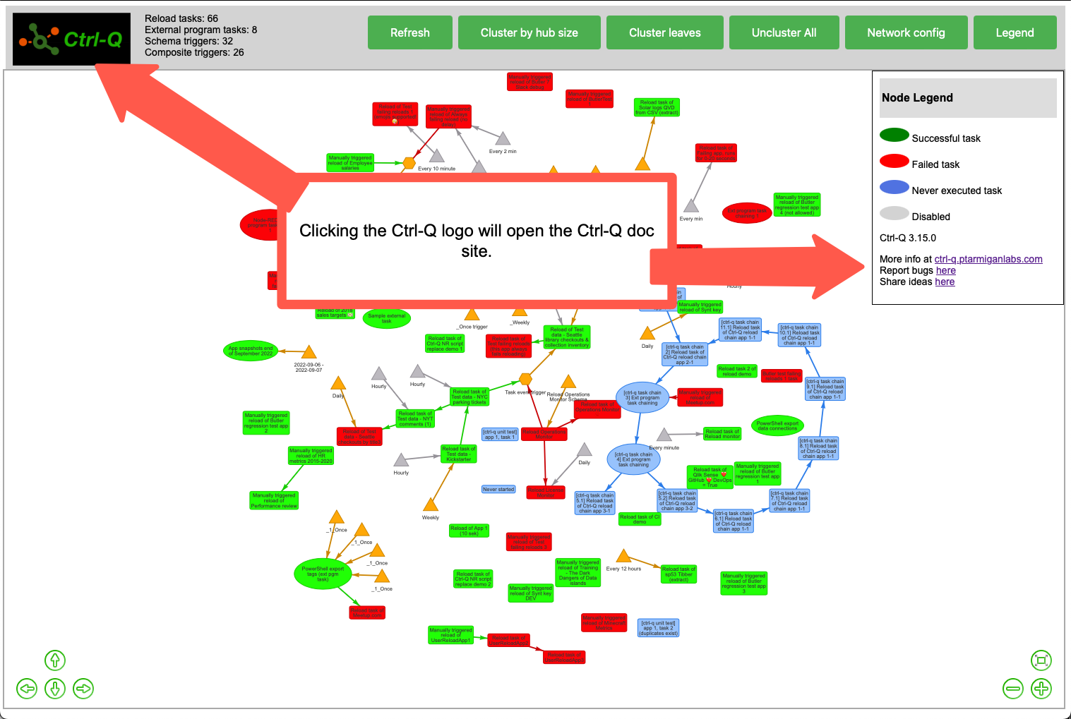 Visualise Qlik Sense reload tasks using Ctrl-Q